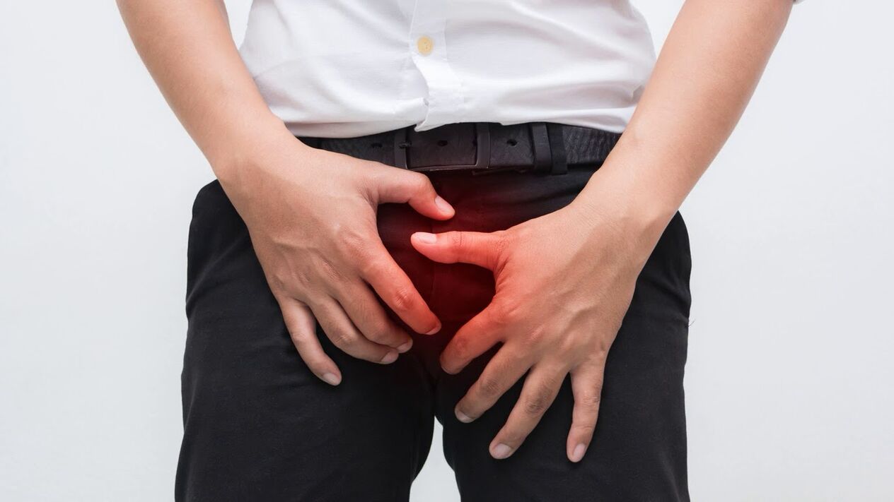 Dor na ingle con prostatite