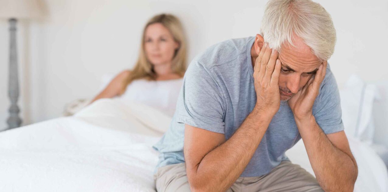 Síntomas da inflamación da próstata nos homes