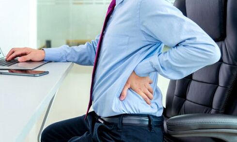 Dor nas costas con prostatite